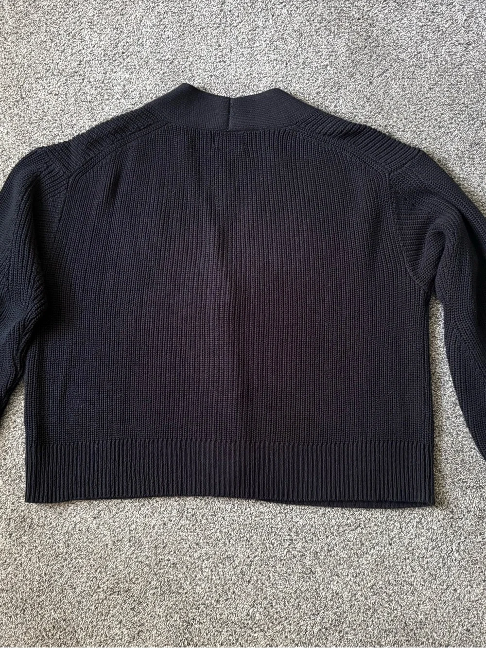 Universal Threads 100% Cotton Black V-Neck Women's Cardigan Sweater- Medium